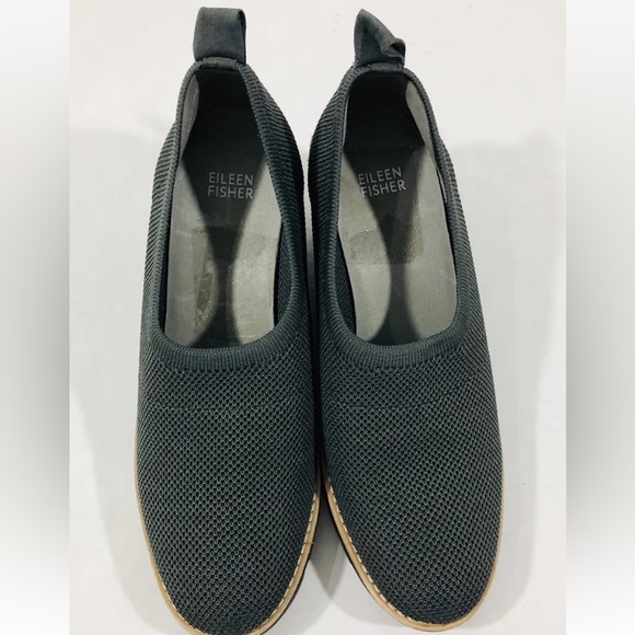 Eileen Fisher Womens Marie-St Black Pumps Size 9.5 - Picture 12 of 12